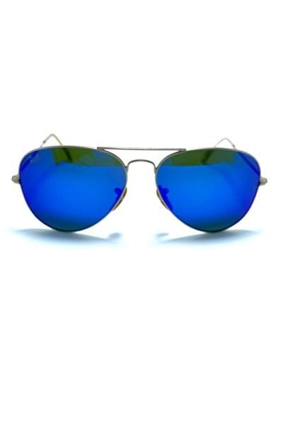 Rayban Mod 3025 c.112-17 Ekartman 58-14 3N Sarı Metal Güneş Gözlüğü