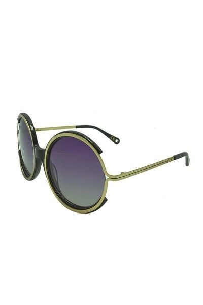 Belmond Mod.1010 c.01 Ekartman 57-22  Siyah Sarı Metal Kadın Güneş Gözlüğü