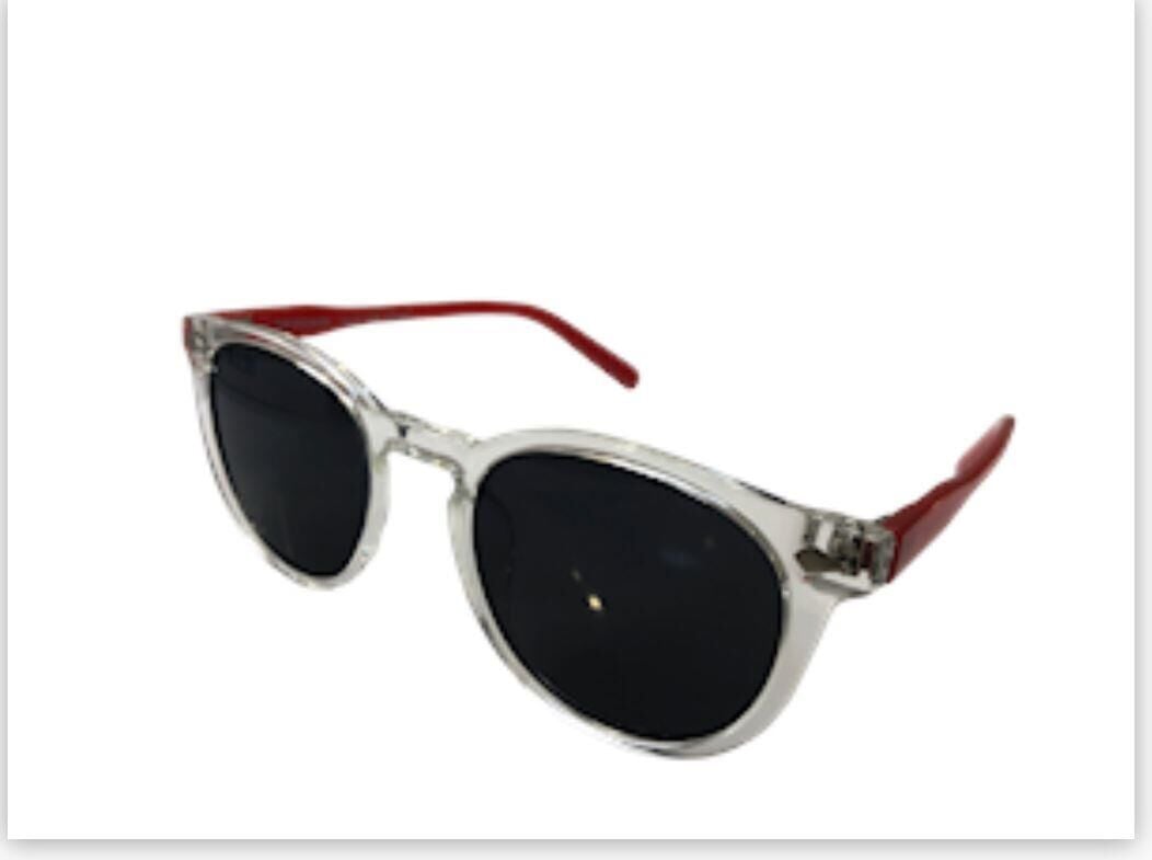 For Exchange  Mod.1065 C.197 Şeffaf  Kırmızı  Unisex Güneş Gözlüğü